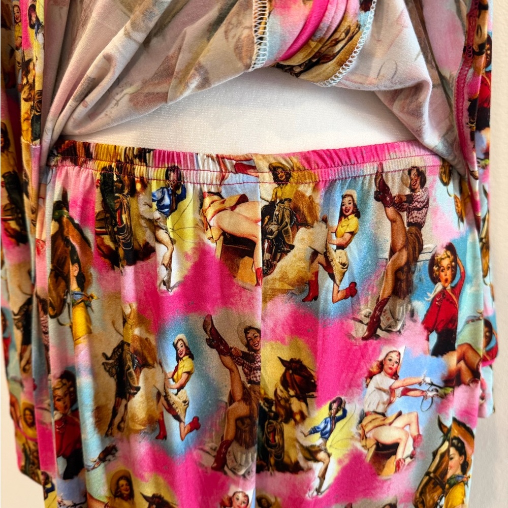 Western Sweetheart women’s Bamboo pajama Set - Picture 4 of 6